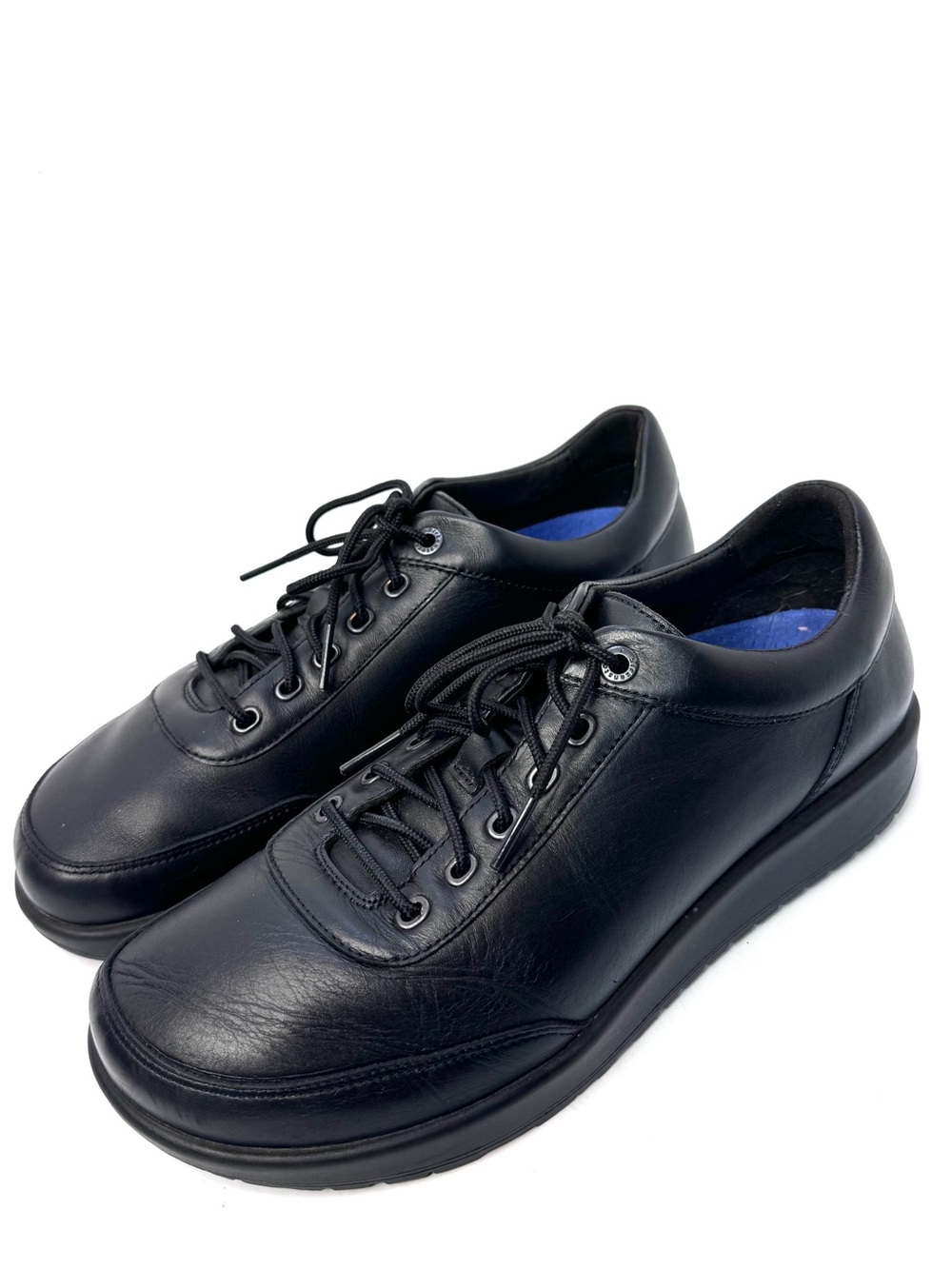 Birkenstock Highwood Lace Low Mens US 7 EU 40 Black Leather Comfort Shoes